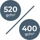 400 gr/m2
